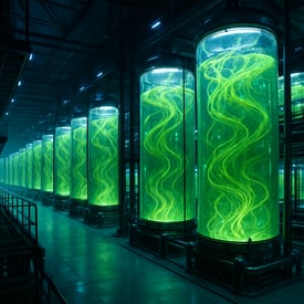 Tanks of Algae